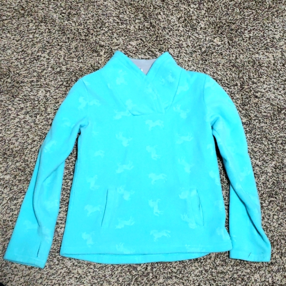 Athletic works M 7-8 teal/blue